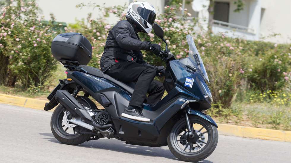 Kymco Skytown 125 – Test